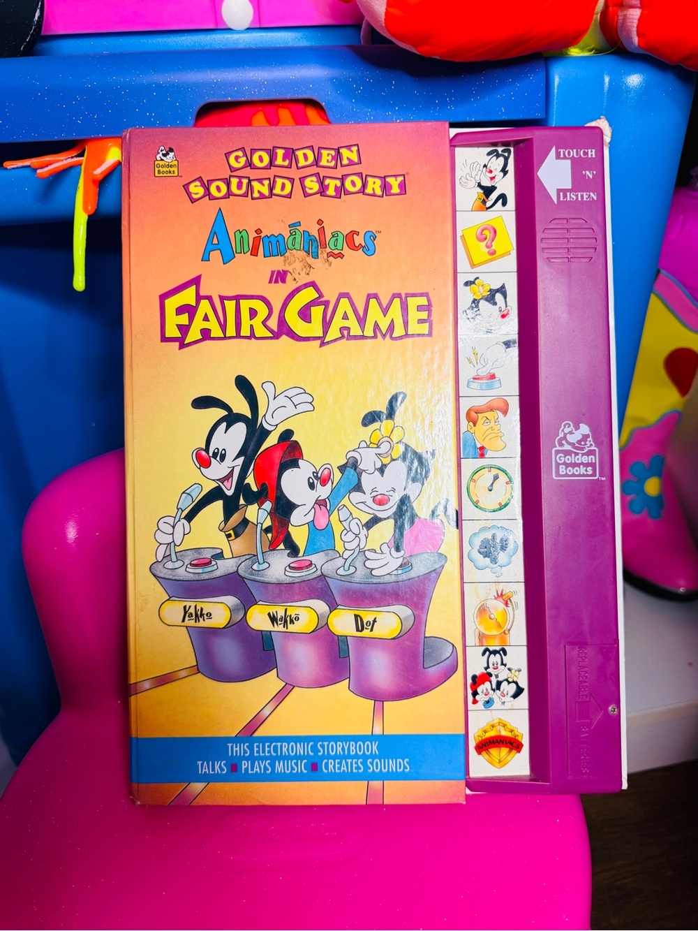 Golden Books Animaniacs 'Fair Game' Electronic Storybook